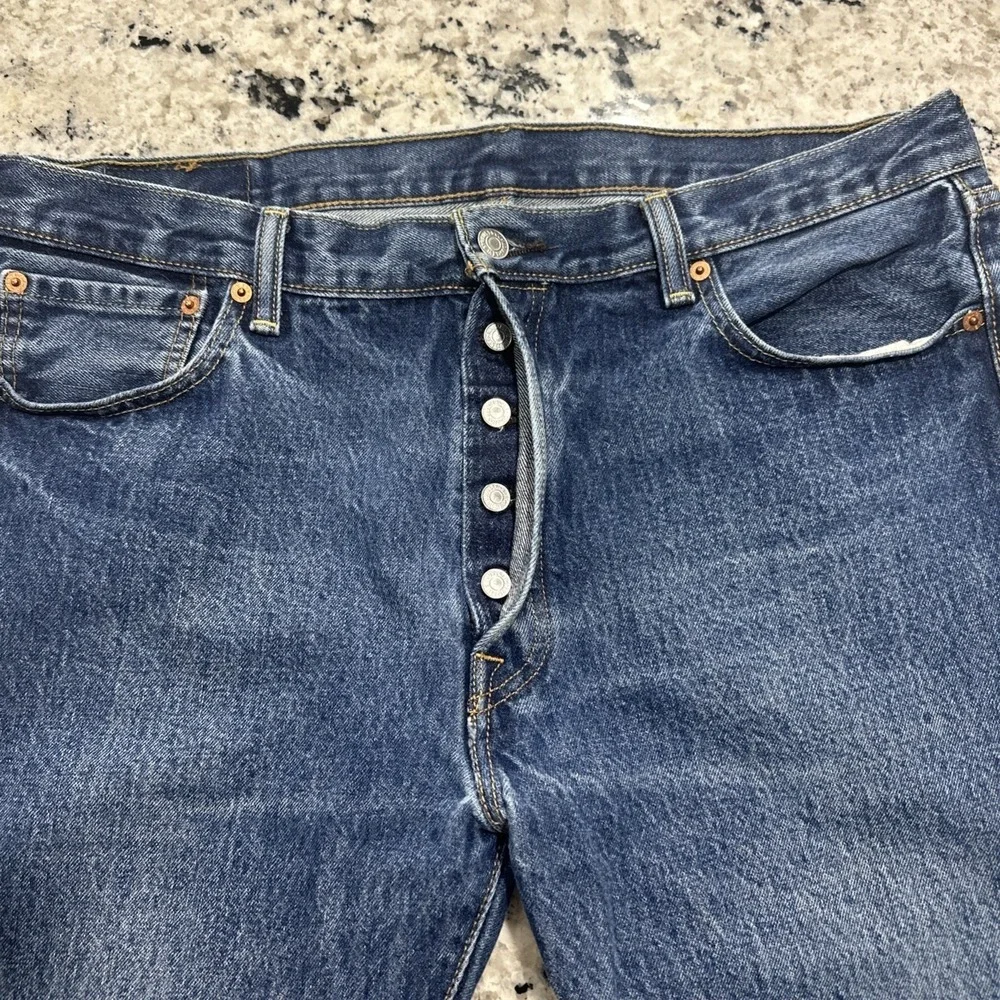 Retro‎ Levi's 501 Jeans Mens Size 38x30 (36x29.5) Blue Original Straight Denim